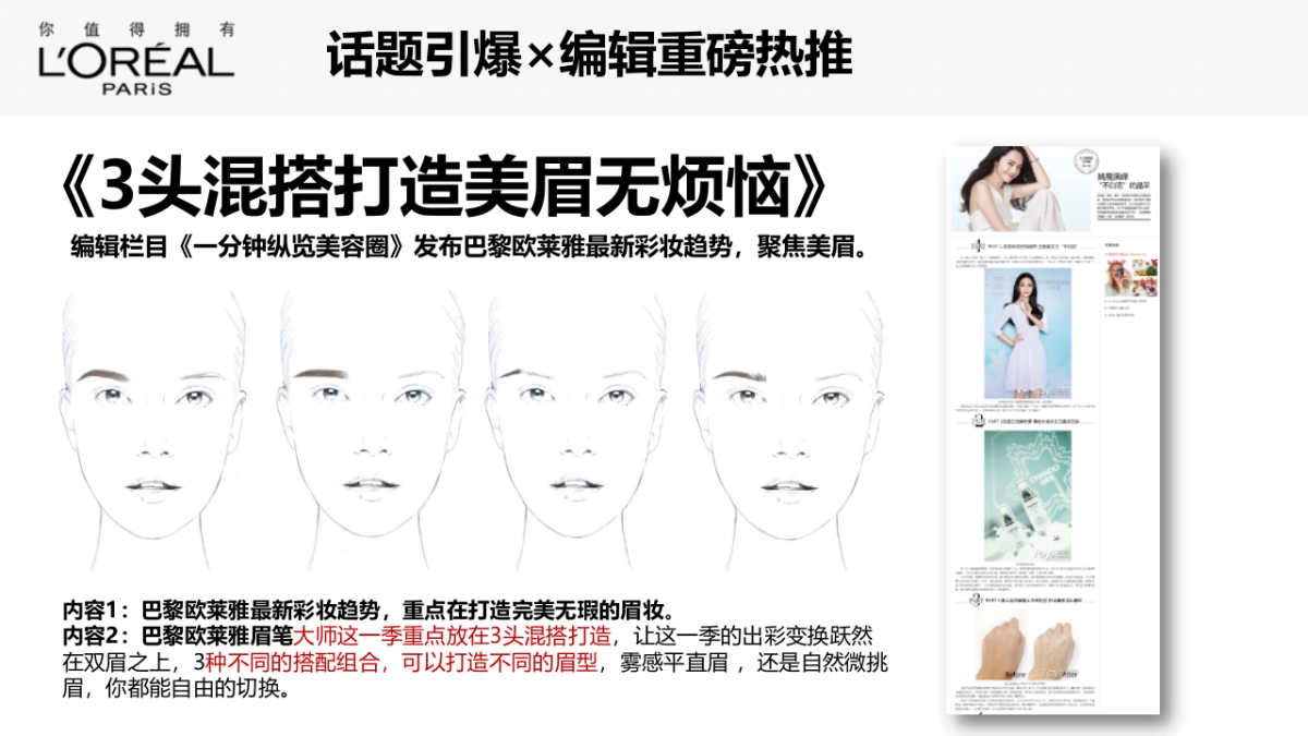巴黎欧莱雅眉笔方案×瑞丽整合营销方案_第6页