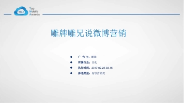 雕牌雕兄说微博营销