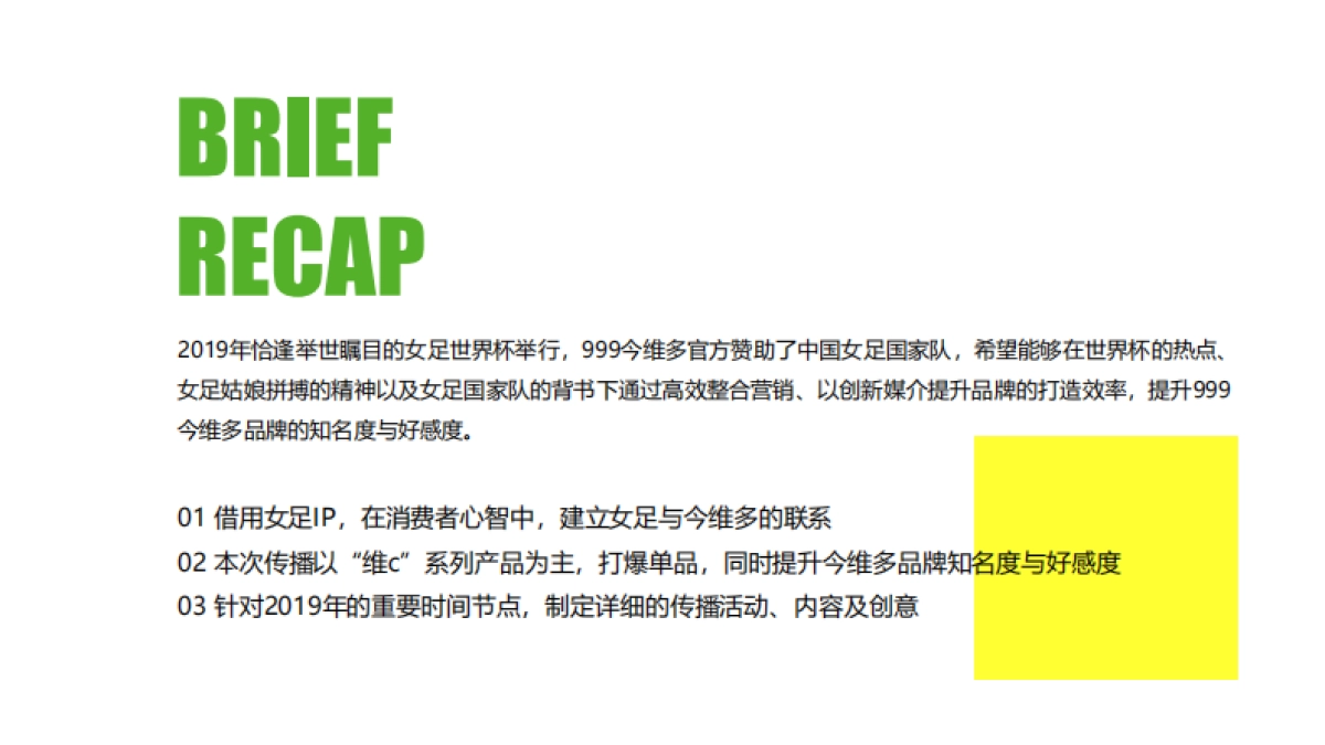 今维多女足世界杯社会化营销创意案_第3页