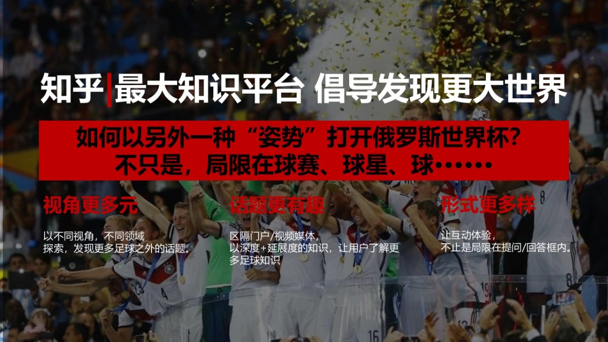 2018年知乎【不一样的世界杯】旅行纪录微综艺节目招商方案_第5页