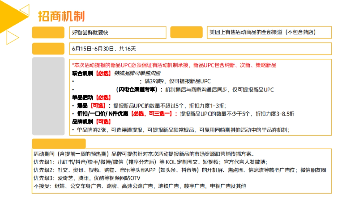 2022美团闪购“好物尝鲜就要快”6月新品活动招商方案_第7页