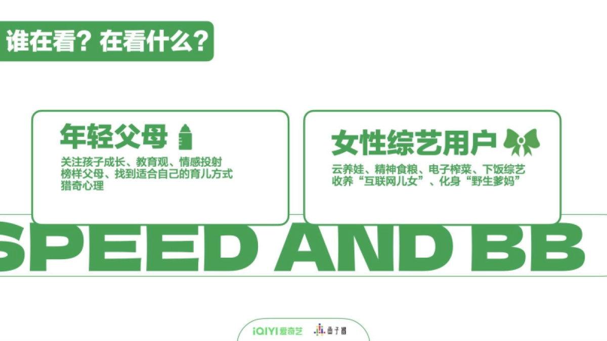 2024年爱奇艺自制综艺《速度与奶瓶》招商方案_第1页