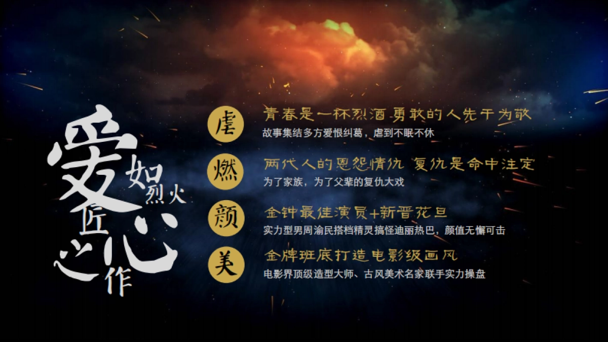 嘉行 YOUKU 年《烈火如歌》创意中插招商方案_第10页