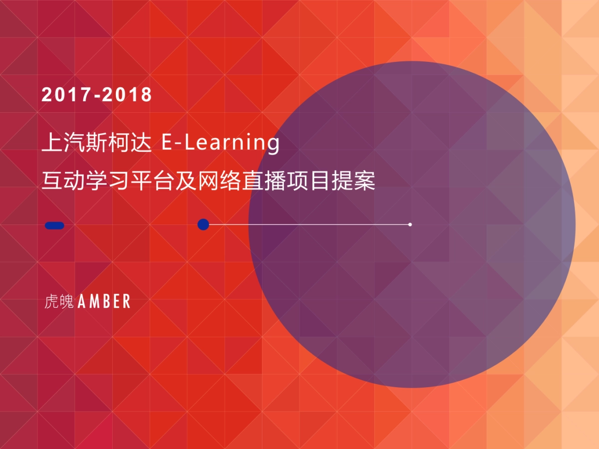 上汽斯柯达e-learning互动学习平台及网络直播项目活动提案_第1页