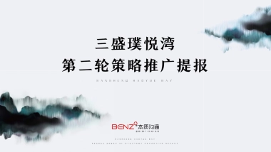 本质沟通-三盛璞悦湾第二轮推广提报