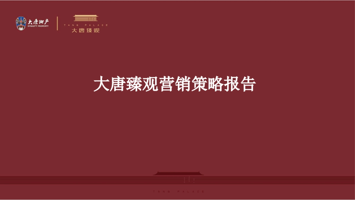 大唐臻观年度营销推广策略报告_第1页