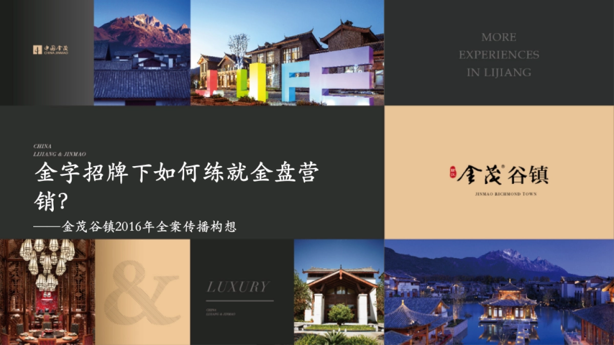 典晶创艺－金茂谷镇推广方案_第1页