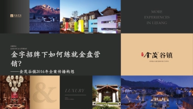 典晶创艺－金茂谷镇推广方案