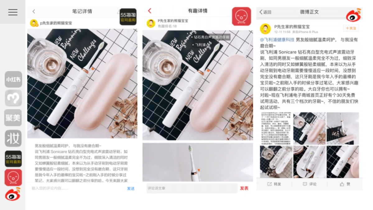 飞利浦Sonicare典藏金钻版小红书推广_第6页
