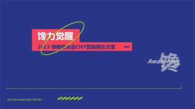 2023馋嘴猴食品CNY营销汇报案