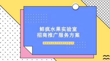 鲜疯招商推广方案