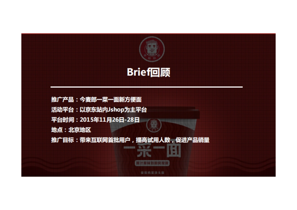 今麦郎一菜一面京东首发整合营销方案_第2页