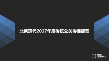 北京现代2017年度传统公关日常服务方案