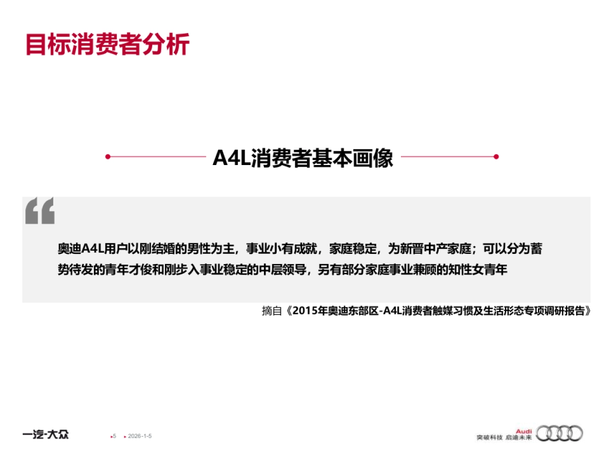 奥迪全新A4L东部区上市会方案_第5页