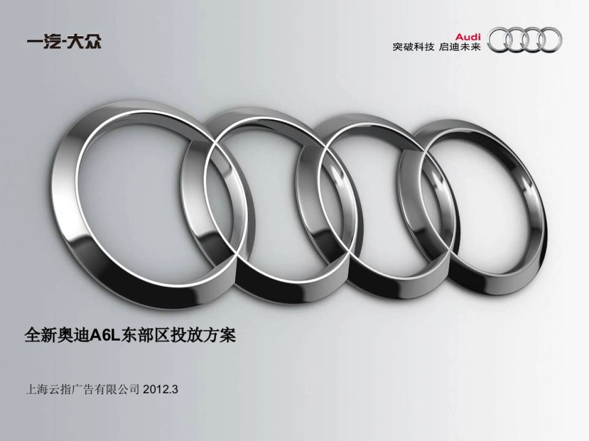 奥迪全新A6L东区上市品鉴会_第1页