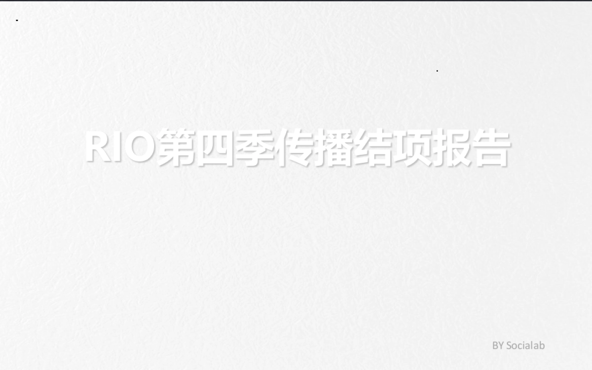 环时互动RIO超自在项目结案报告_第1页