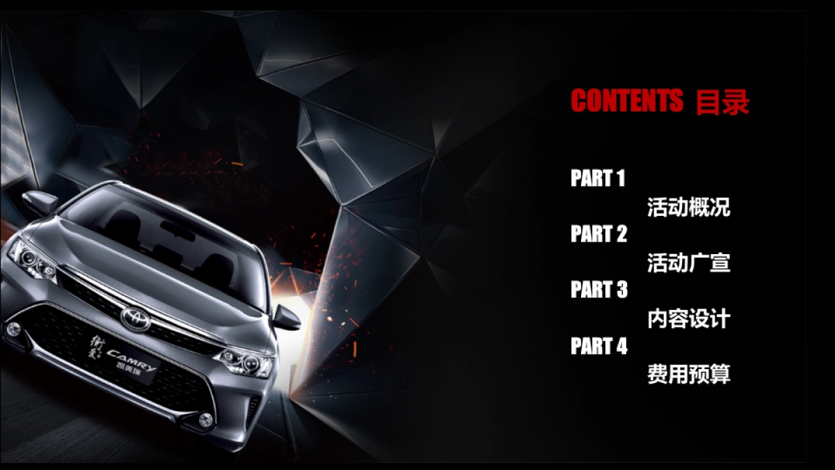 广汽丰田凯美瑞十周年纪念版深圳上市发布会活动策划方案-72P_第2页