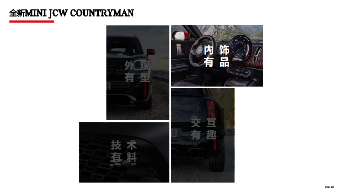 全新MINI John Cooper Wokrs COUNTRYMAN培训材料_第10页