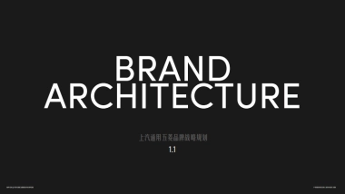 上汽通用五菱品牌架构策略SGMW Brand Architecture 