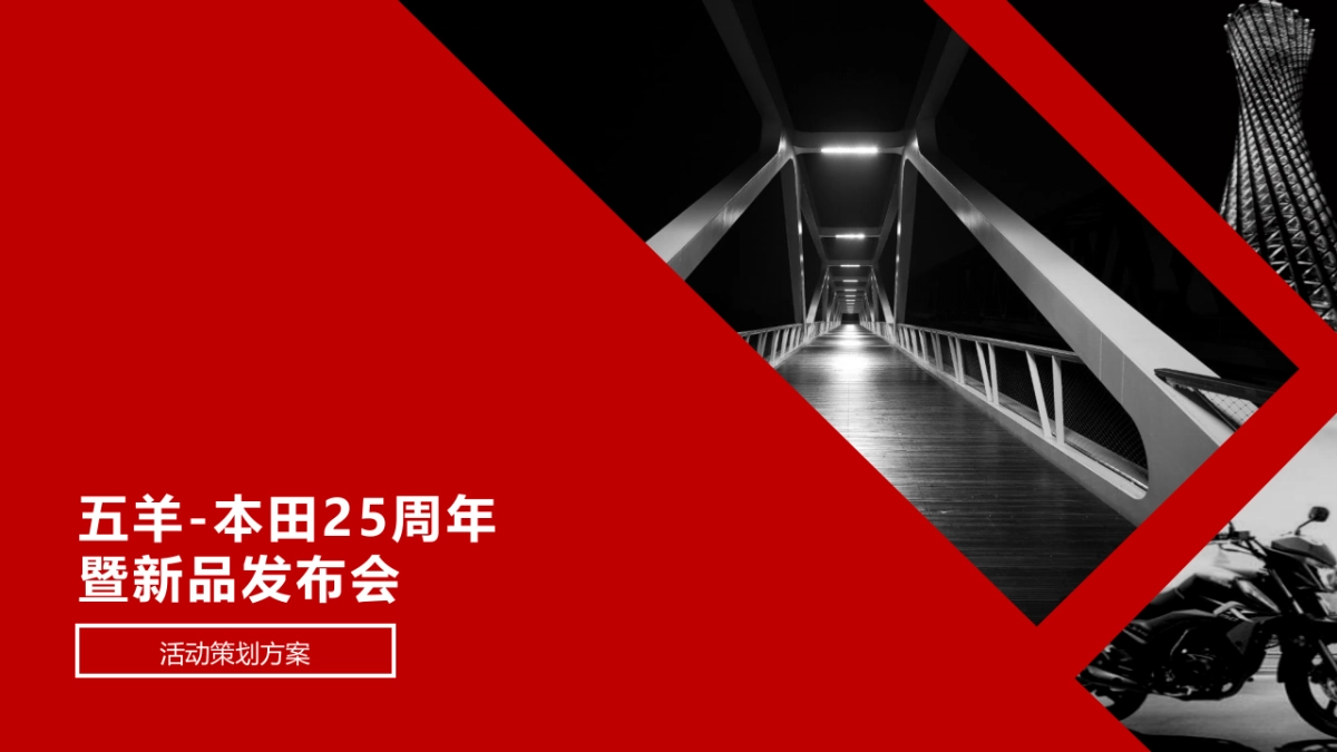 五羊摩托车-本田25周年暨新品发布会活动策划方案-144P_第1页
