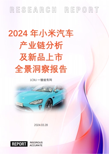 小米汽车全面洞察报告