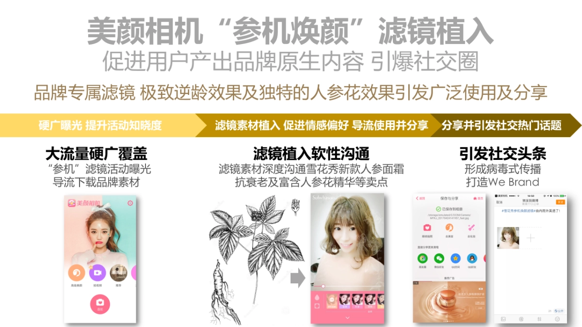 雪花秀人参霜×美颜相机营销策略方案_第6页