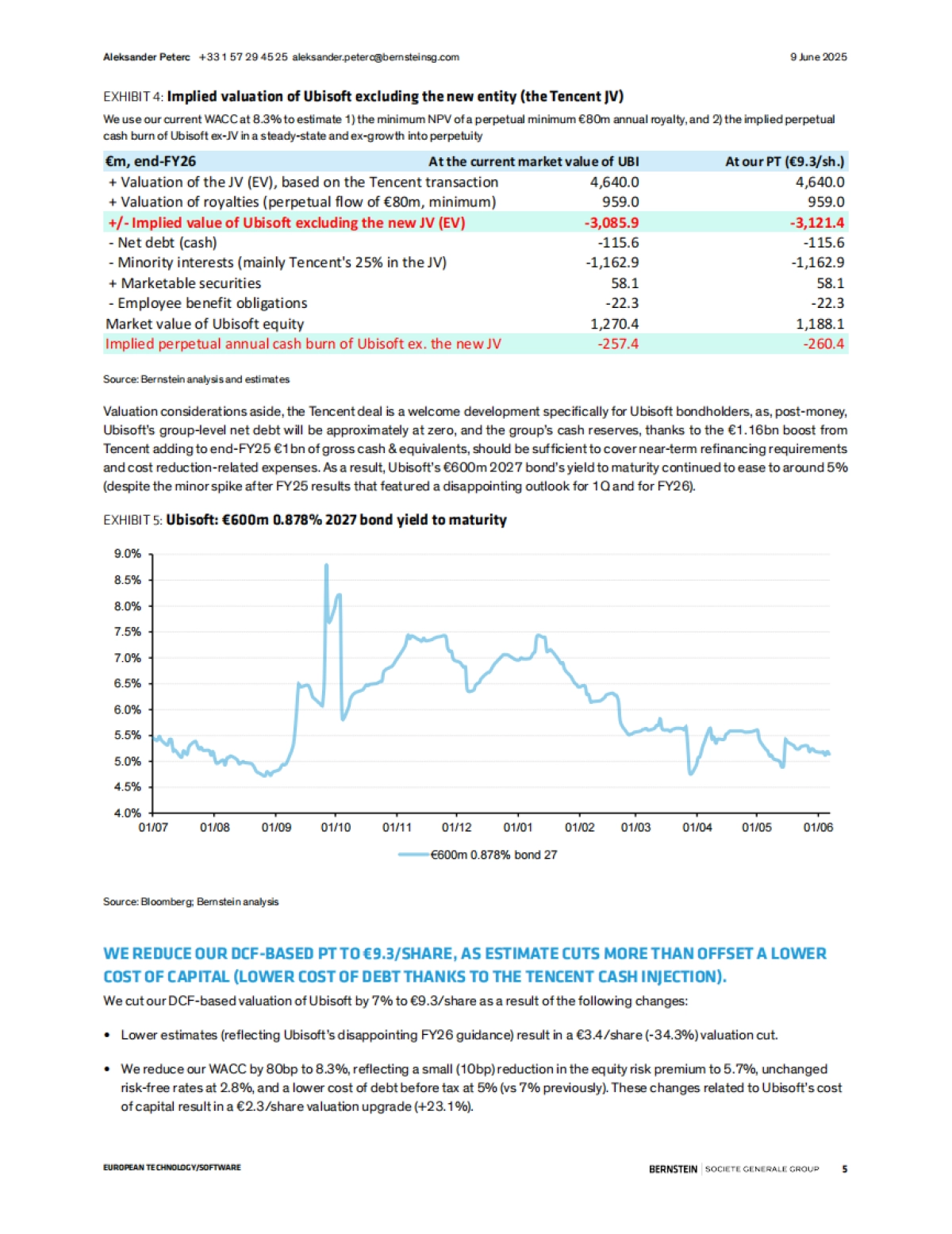 【Bernstein】育碧(UBI):育碧:2026财年前景疲软;腾讯交易缓解再融资担忧_第5页