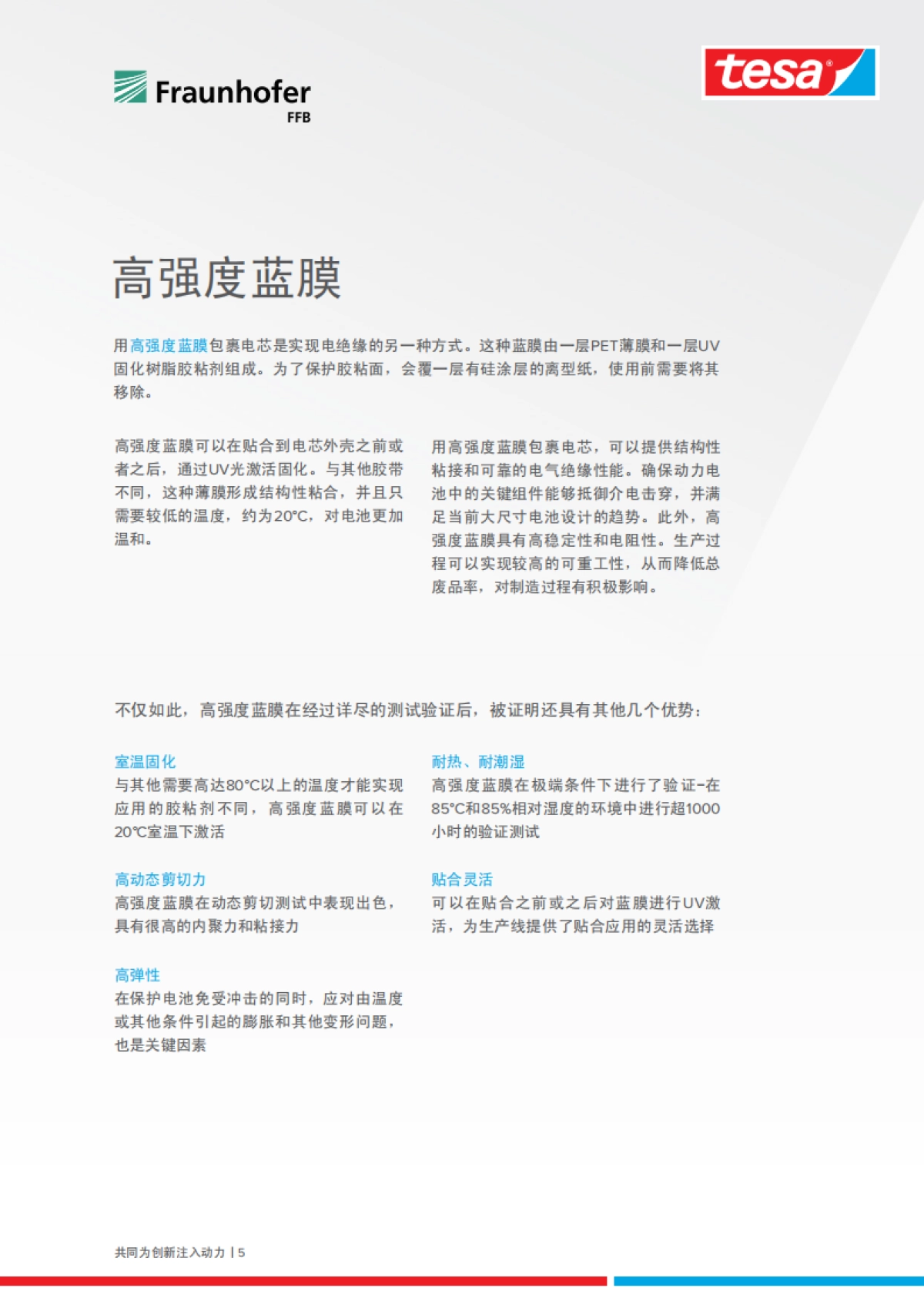 动力电池电芯的电气绝缘：高强度蓝膜与UV涂层的技术对比_第5页