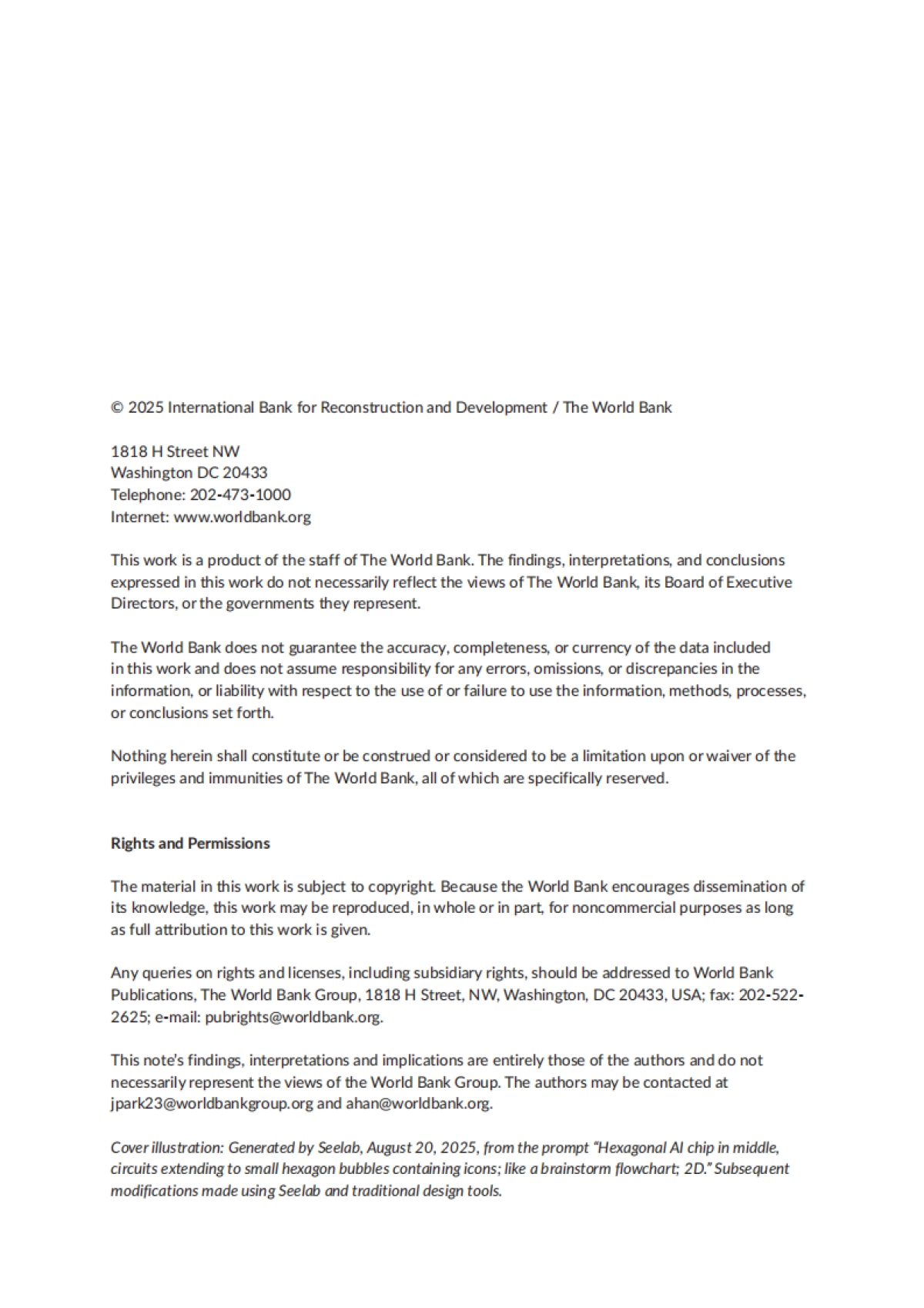 2025年构建值得信赖的人工智能：框架、应用和准备状态的自我评估报告（英文版）-世界银行_第2页