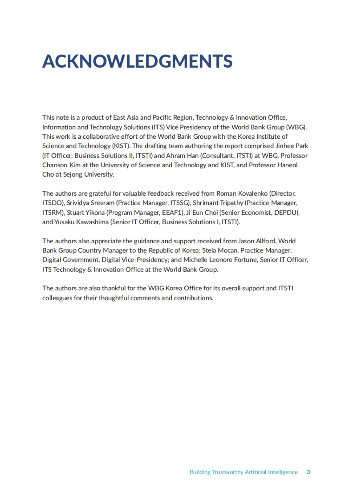 2025年构建值得信赖的人工智能：框架、应用和准备状态的自我评估报告（英文版）-世界银行_第3页