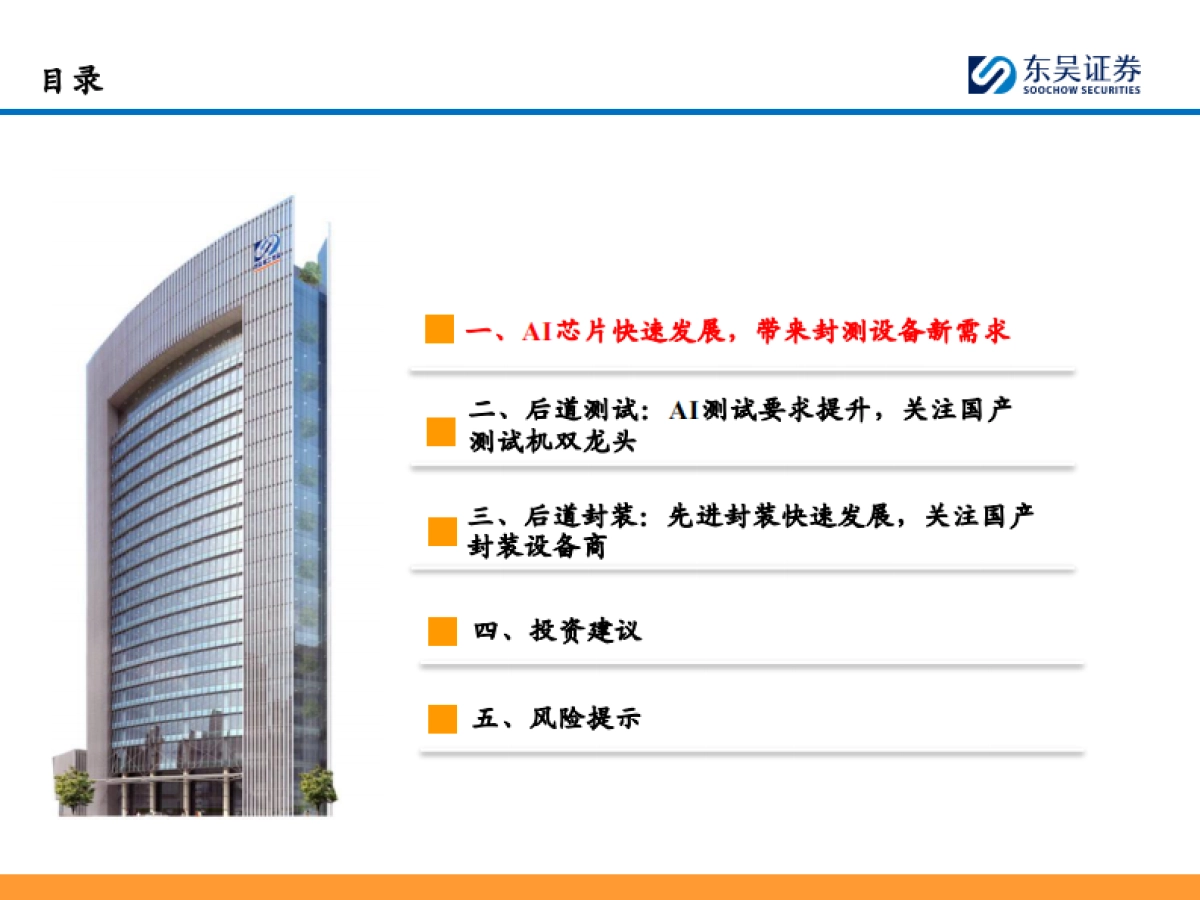 半导体设备行业深度：AI芯片快速发展，看好国产算力带动后道测试&先进封装设备需求-东吴证券_第3页