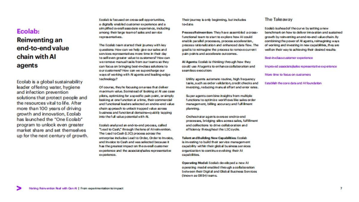 从试验到价值:生成式人工智能推动企业重塑_第7页