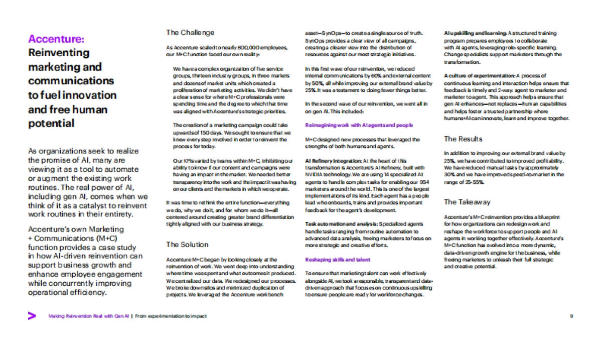从试验到价值:生成式人工智能推动企业重塑_第9页