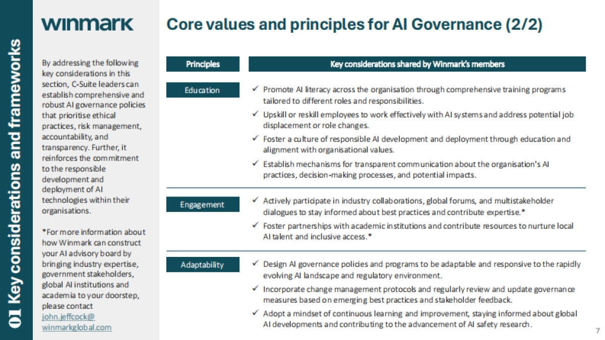 2024年人工智能（AI）治理指南：框架、最佳实践和政策（英文版）-WINMARK_第7页