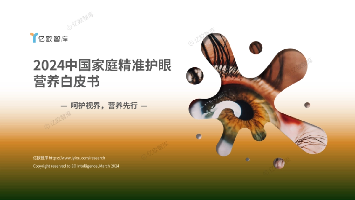 2024中国家庭精准护眼营养白皮书_第1页