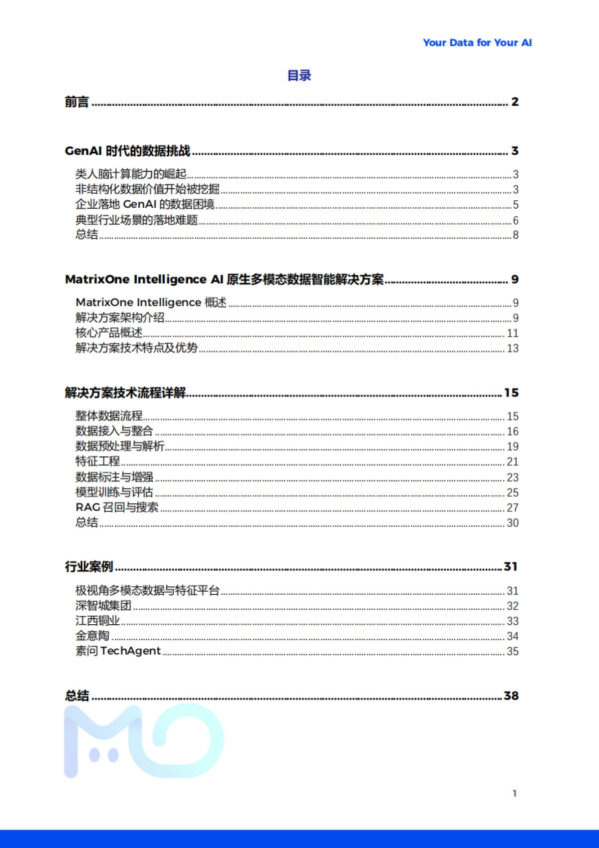 2025AI原生多模态数据智能解决方案白皮书-矩阵起源_第2页