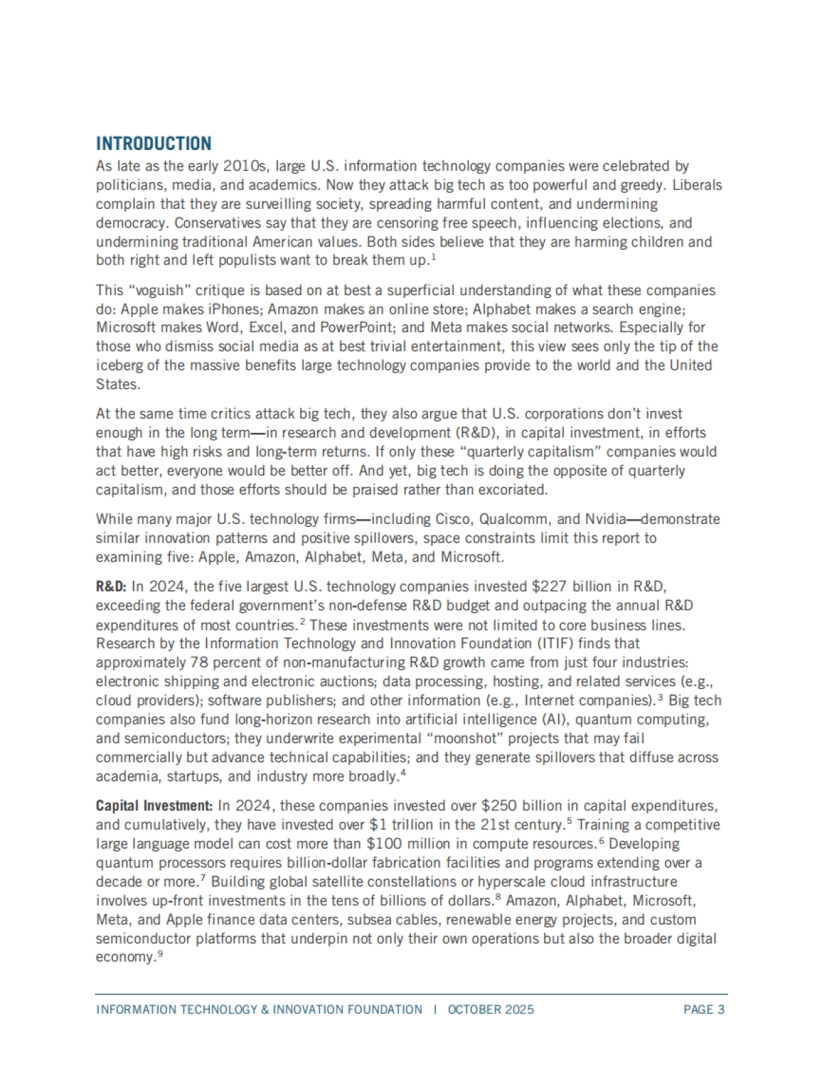2025年冰山一角:理解科技巨头对美国创新和竞争力的全面贡献报告(英文版)-ITIF_第3页
