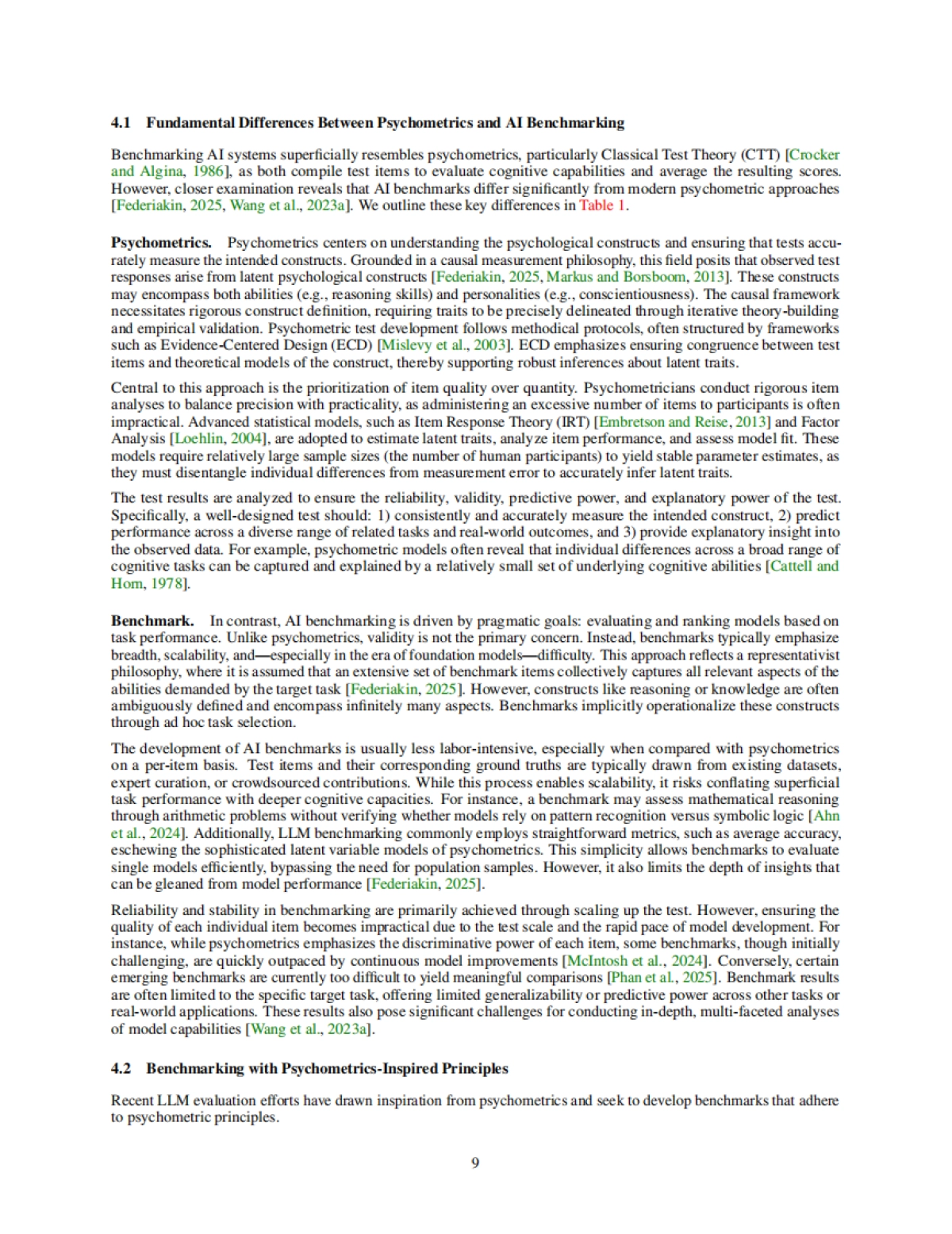 大语言模型心理测量学系统综述：评估、验证、增强_第9页