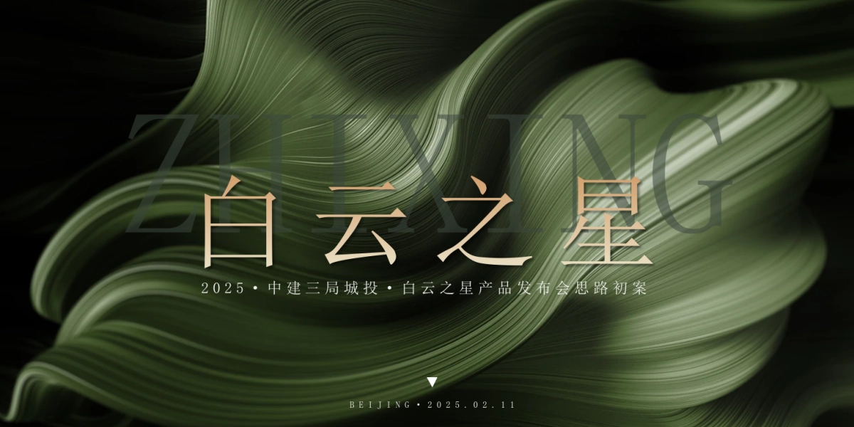 2025中建三局城投·白云之星地产项目产品发布会活动策划思路初案_第1页
