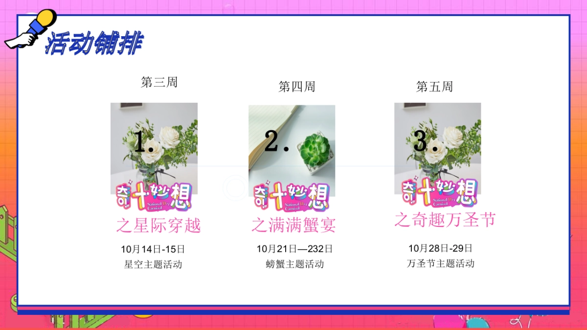 2023奇十妙想·FUN肆嗨玩主题10月周末暖场系列活动策划方案_第7页