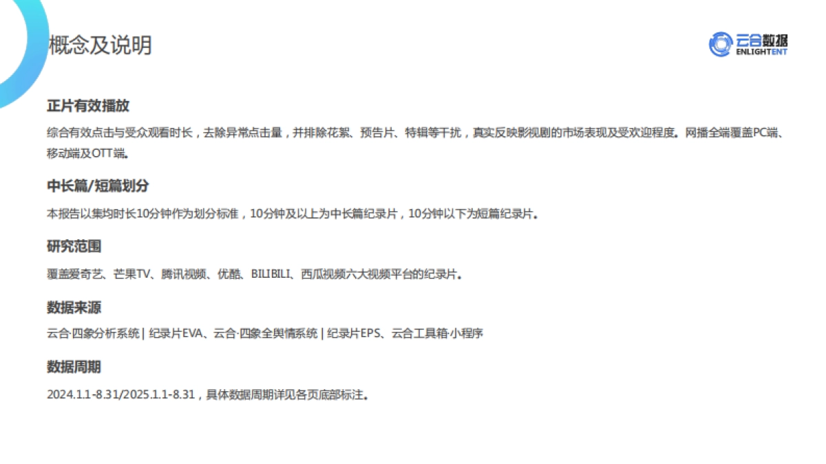 2025年1-8月纪录片网播表现与上新观察报告-云合数据_第2页