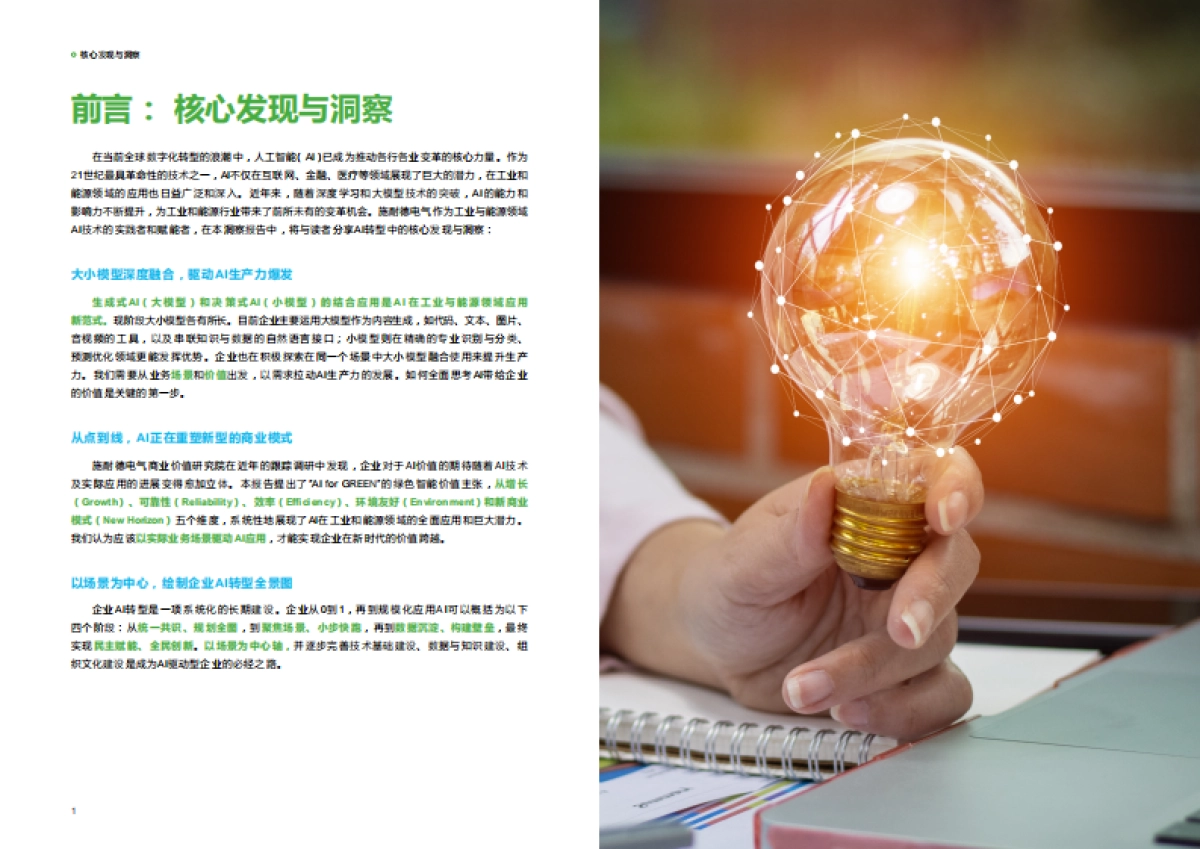 2025年AI for GREEN以场景驱动AI应用，实现企业价值跨越报告-施耐德电气&IBM商业价值研究院_第3页