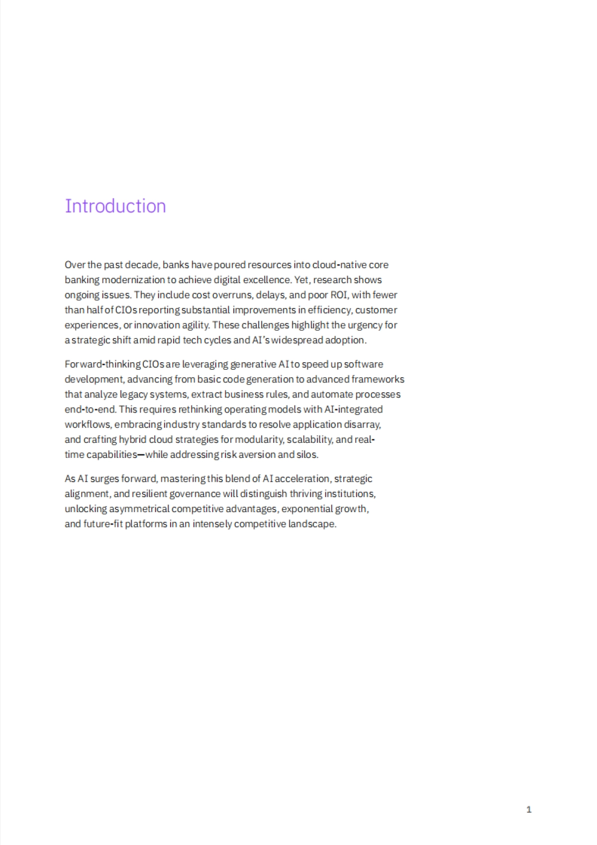 2025年创造者之声：核心银行系统现代化与全企业AI应用研究报告（英文版）-IBM商业价值研究所_第3页