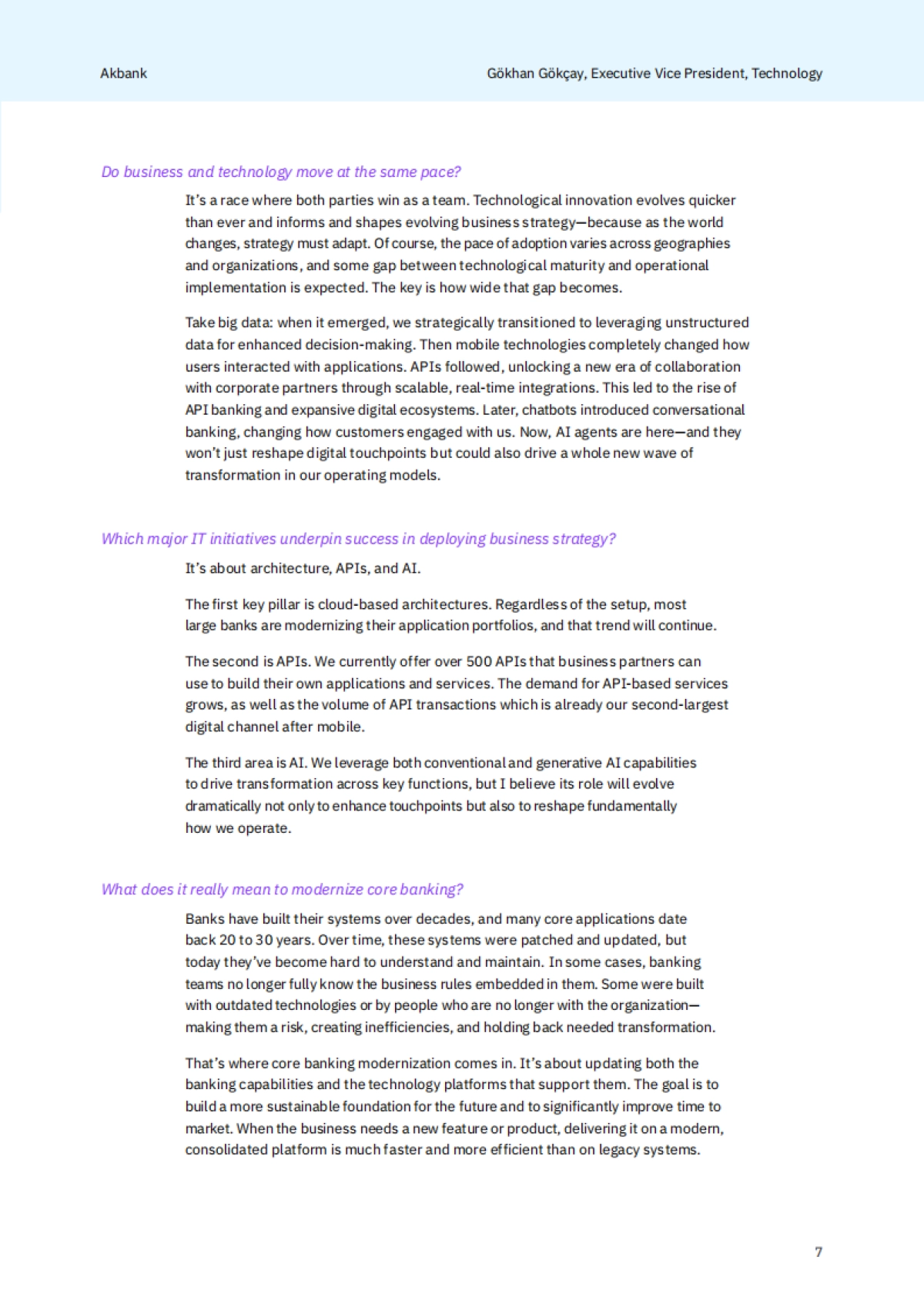 2025年创造者之声：核心银行系统现代化与全企业AI应用研究报告（英文版）-IBM商业价值研究所_第9页