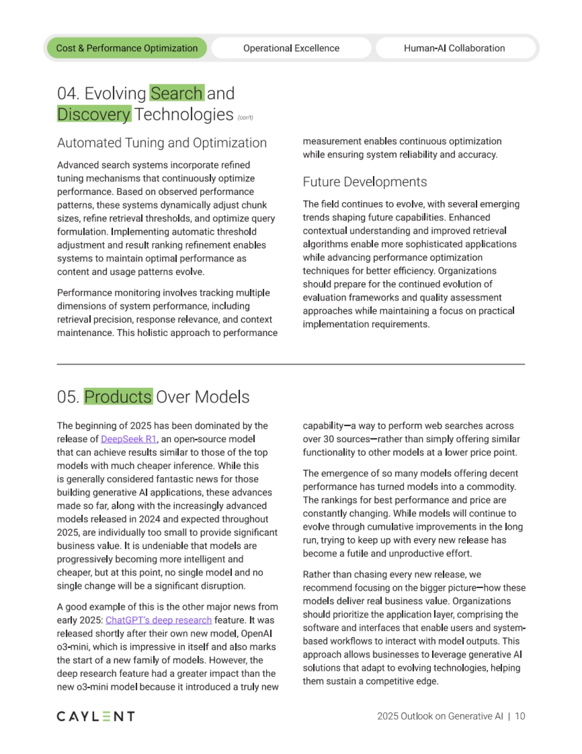 2025年生成式人工智能展望报告:面向企业管理者与高管(英文版)-Caylent_第10页