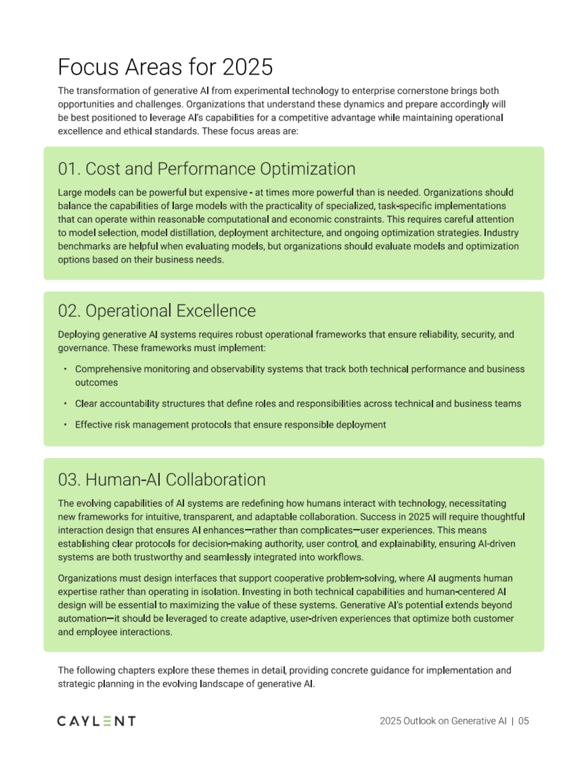 2025年生成式人工智能展望报告:面向企业管理者与高管(英文版)-Caylent_第5页
