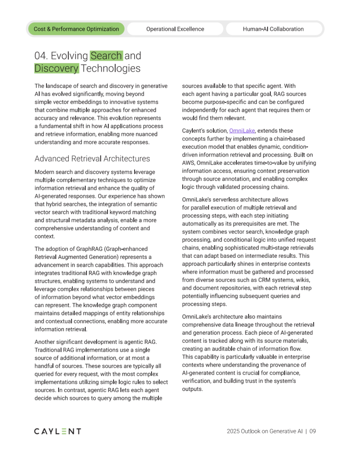 2025年生成式人工智能展望报告:面向企业管理者与高管(英文版)-Caylent_第9页