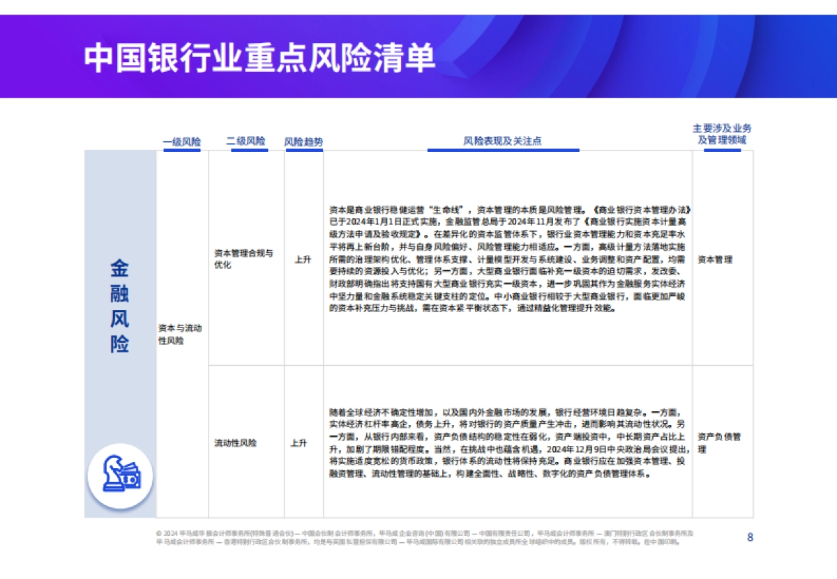 2025年中国银行业风险雷达图-毕马威_第8页