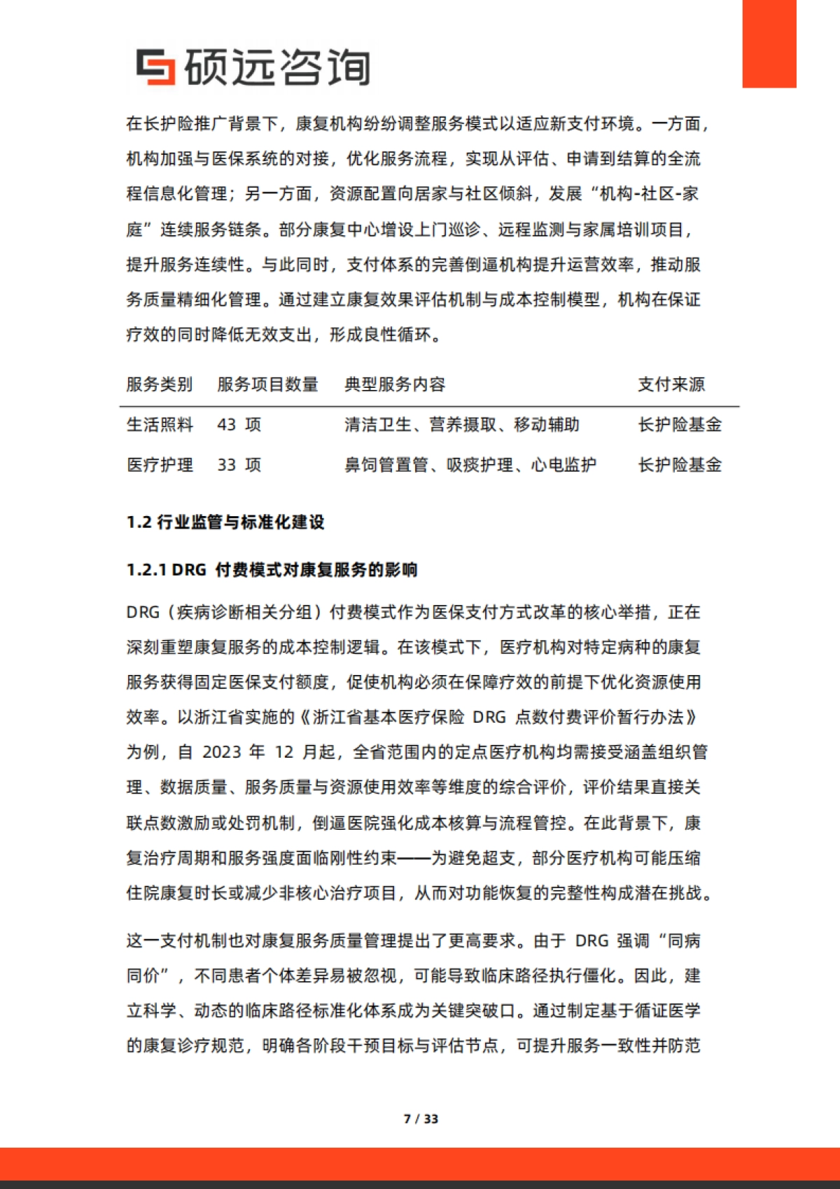 2025年中国康复中心市场行业研究报告_第7页