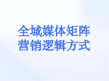 2025全域社媒矩阵营销
